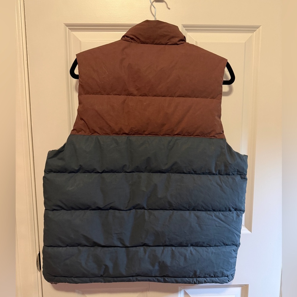 Marine Layer Sequoia Flannel Lined Down Puffer Vest - Picture 5 of 7